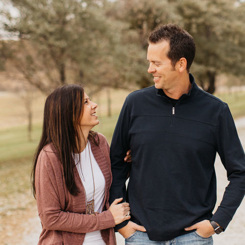 Jason from Product Management with his wife