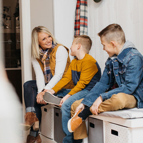Michele from Sales with family