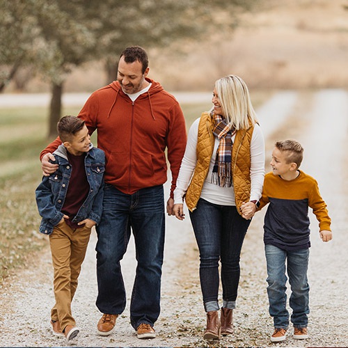 Michele from Sales with family